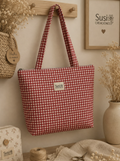 Bolso Vera Vichy Rojo